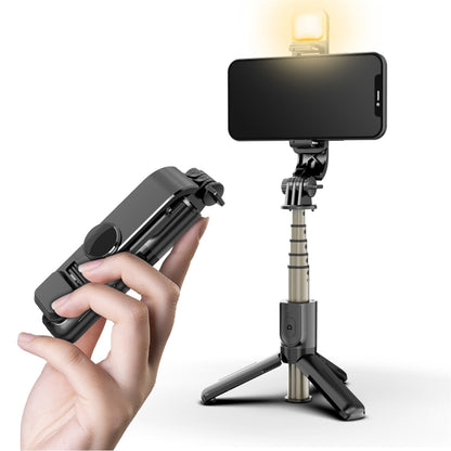 L10S Mini Fill Light Bluetooth Selfie Stick Tripod Mobile Phone Holder - Consumer Electronics by buy2fix | Online Shopping UK | buy2fix