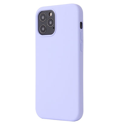 For iPhone 13 Solid Color Liquid Silicone Shockproof Protective Case(Light Purple) - iPhone 13 Cases by buy2fix | Online Shopping UK | buy2fix