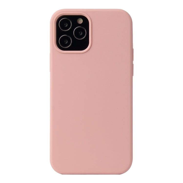 For iPhone 13 Solid Color Liquid Silicone Shockproof Protective Case(Sakura Pink) - iPhone 13 Cases by buy2fix | Online Shopping UK | buy2fix