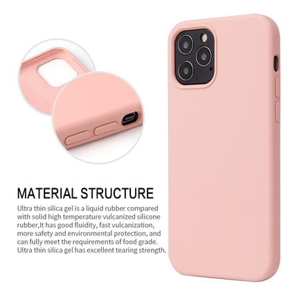 For iPhone 13 Pro Solid Color Liquid Silicone Shockproof Protective Case (White) - iPhone 13 Pro Cases by buy2fix | Online Shopping UK | buy2fix