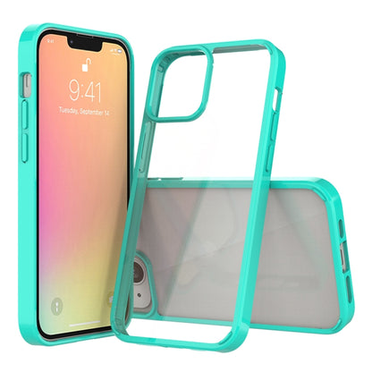 For iPhone 13 Shockproof Scratchproof TPU + Acrylic Protective Case(Green) - iPhone 13 Cases by buy2fix | Online Shopping UK | buy2fix