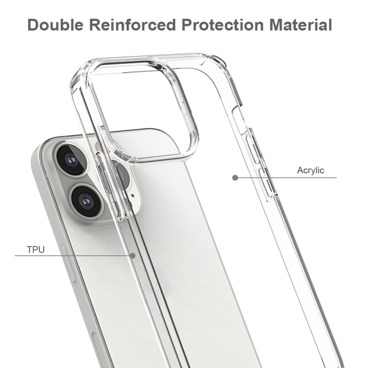 For iPhone 13 Pro Shockproof Scratchproof TPU + Acrylic Protective Case (Transparent) - iPhone 13 Pro Cases by buy2fix | Online Shopping UK | buy2fix