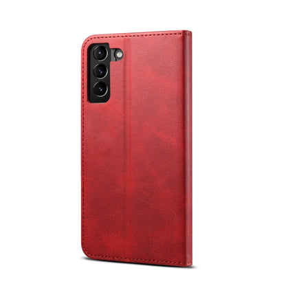 For Samsung Galaxy S21+ 5G GUSSIM Business Style Horizontal Flip Leather Case with Holder & Card Slots & Wallet(Red) - Galaxy S21+ 5G Cases by GUSSIM | Online Shopping UK | buy2fix