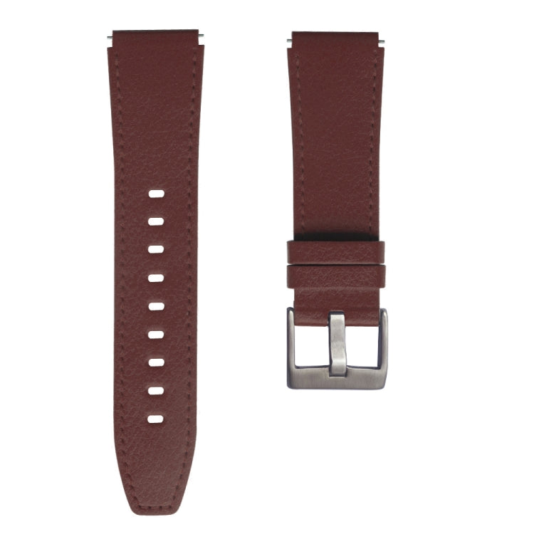 For Huawei Watch GT2 Pro Leather Watch Band(Coffee) - Smart Wear by buy2fix | Online Shopping UK | buy2fix