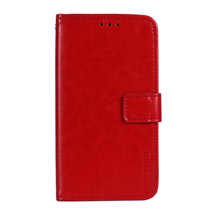 idewei Crazy Horse Texture Horizontal Flip Leather Case with Holder & Card Slots & Wallet For Doogee S97 Pro(Red) - More Brand by idewei | Online Shopping UK | buy2fix