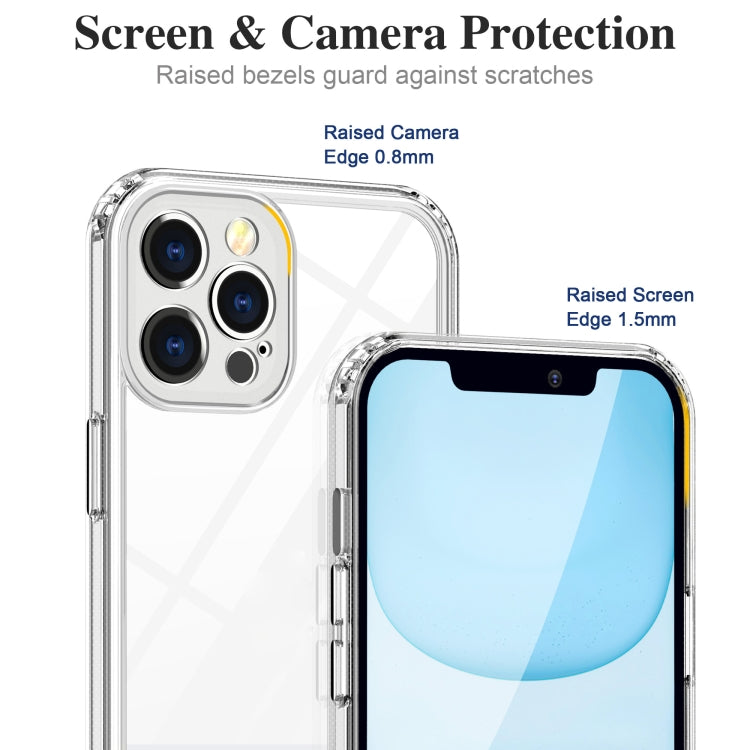 For iPhone 12 Pro Crystal Clear Shockproof PC + TPU Protective Case(Transparent) - iPhone 12 / 12 Pro Cases by buy2fix | Online Shopping UK | buy2fix