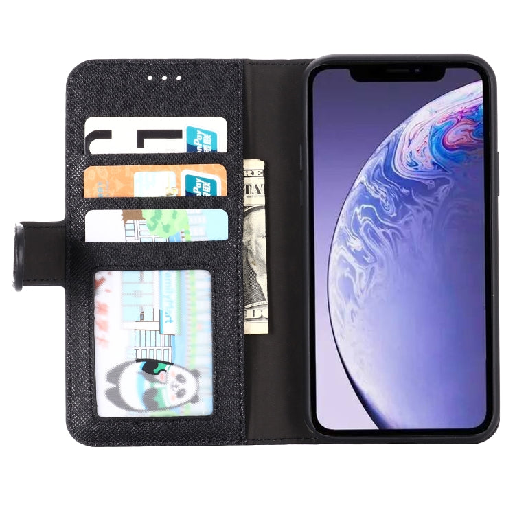 For iPhone 11 Pro Max GEBEI Top-grain Leather Horizontal Flip Protective Case with Holder & Card Slots & Wallet & Photo Frame(Black) - iPhone 11 Pro Max Cases by GEBEI | Online Shopping UK | buy2fix