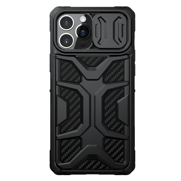 For iPhone 13 Pro Max NILLKIN Sliding Camera Cover Design Shockproof TPU + PC Protective Case (Black) - iPhone 13 Pro Max Cases by NILLKIN | Online Shopping UK | buy2fix