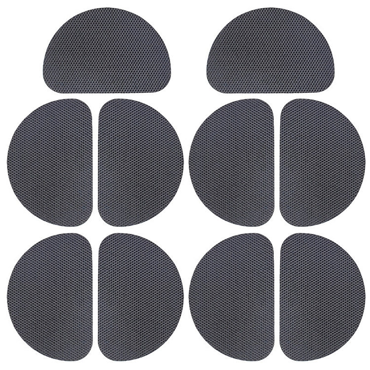 10 PCS 020 Wear-resistant Non-slip Rubber Shoe Bottom Sticker Pads High Heels Forefoot Anti-skid Pad(Black) - Outdoor & Sports by buy2fix | Online Shopping UK | buy2fix