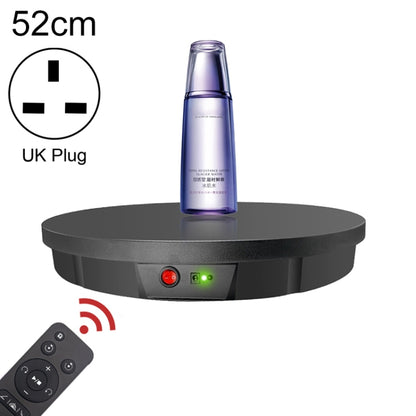 52cm Remote Control Electric Rotating Turntable Display Stand Video Shooting Props Turntable, Charging Power, Power Plug:UK Plug(Black) - Camera Accessories by buy2fix | Online Shopping UK | buy2fix