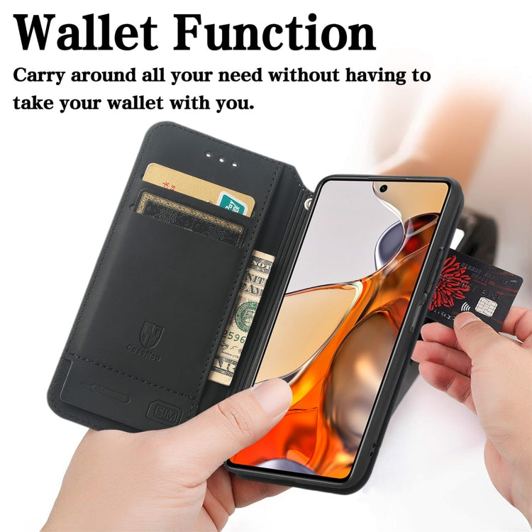 For Xiaomi 11T / 11T Pro CaseNeo Colorful Magnetic Leather Case with Holder & Card Slot & Wallet(Rhombus) - Xiaomi Accessories by buy2fix | Online Shopping UK | buy2fix