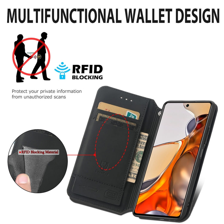 For Xiaomi 11T / 11T Pro CaseNeo Colorful Magnetic Leather Case with Holder & Card Slot & Wallet(Rhombus) - Xiaomi Accessories by buy2fix | Online Shopping UK | buy2fix