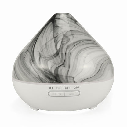 400ml Volcano Shape Humidifier Glass Aromatherapy Machine Automatic Alcohol Sprayer, Plug Specification:AU Plug(White) - Home & Garden by buy2fix | Online Shopping UK | buy2fix