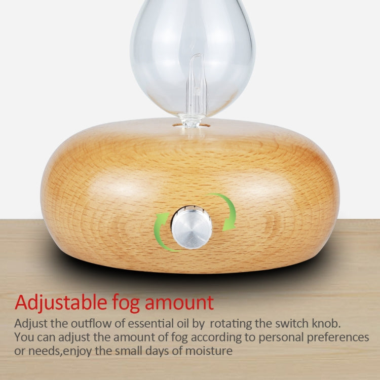 Wood Essential Oil Diffuser Aromatherapy Machine Automatic Alcohol Sprayer, Plug Specification:US Plug(Light Brown) - Home & Garden by buy2fix | Online Shopping UK | buy2fix