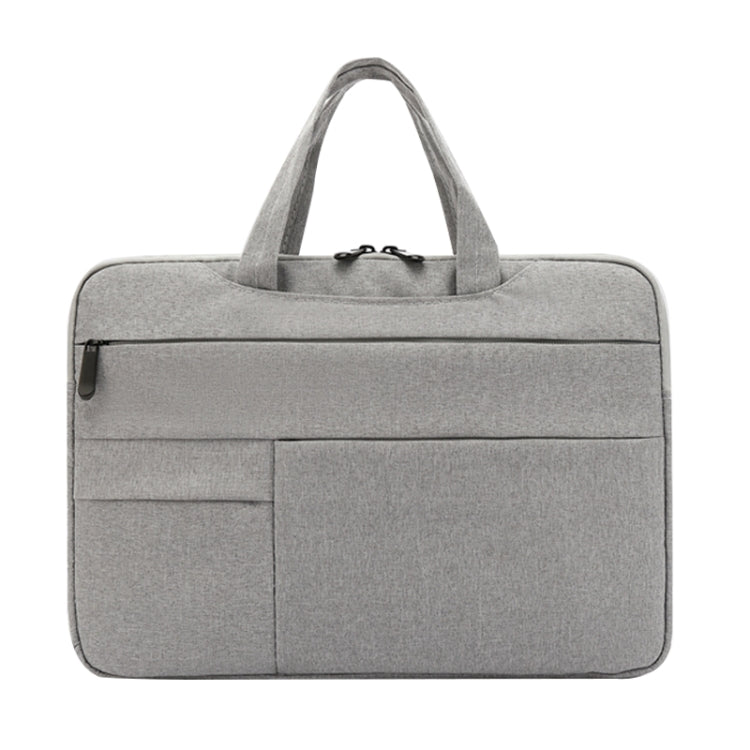 POFOKO C510 Waterproof Oxford Cloth Laptop Handbag For 12-13 inch Laptops(Grey) - 12.1 inch by POFOKO | Online Shopping UK | buy2fix