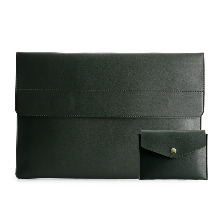 13.3 inch POFOKO Lightweight Waterproof Laptop Protective Bag(Dark Green) -  by POFOKO | Online Shopping UK | buy2fix