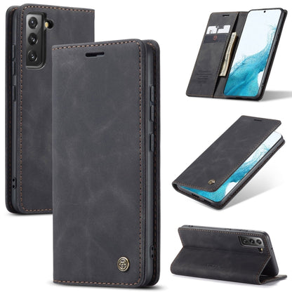 For Samsung Galaxy S22 CaseMe 013 Multifunctional Horizontal Flip Leather Phone Case(Black) - Galaxy S22 5G Cases by CaseMe | Online Shopping UK | buy2fix