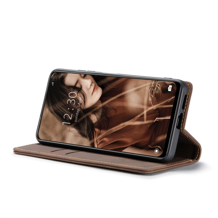 For Xiaomi Redmi Note 11 Pro Global/Redmi Note 11 Pro 5G Global CaseMe 013 Multifunctional Horizontal Flip Leather Phone Case(Coffee) - Xiaomi Accessories by CaseMe | Online Shopping UK | buy2fix