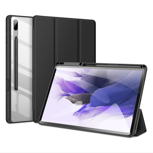 For Samsung Galaxy Tab S8 Plus/S7 Plus/S7 FE DUX DUCIS TOBY Series Horizontal Flip Tablet Case(Black) - Galaxy Tab S8+ Cases by DUX DUCIS | Online Shopping UK | buy2fix