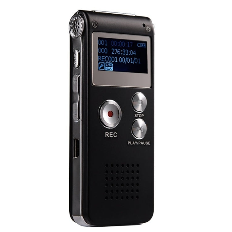 SK-012 32GB USB Dictaphone Digital Audio Voice Recorder with WAV MP3 Player VAR Function(Black) - Consumer Electronics by buy2fix | Online Shopping UK | buy2fix