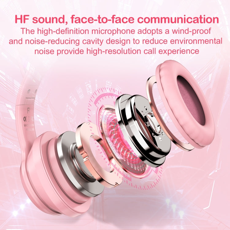 ONIKUMA B90 RGB Lighting Wireless Bluetooth Headphone (Pink) -  by ONIKUMA | Online Shopping UK | buy2fix