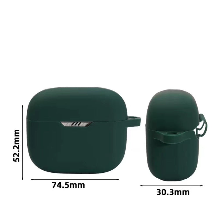 Earphone Protective Case with Hanging Buckle For JBL T130NC(Dark Green) - JBL Earphone Case by buy2fix | Online Shopping UK | buy2fix
