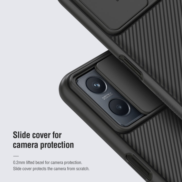 For OPPO Realme 9i NILLKIN Black Mirror Series Camshield PC Phone Case(Black) - Realme Cases by NILLKIN | Online Shopping UK | buy2fix