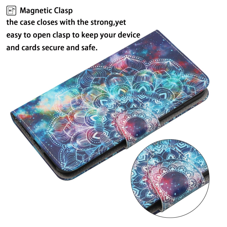 For Xiaomi Redmi 10C Colored Drawing Pattern Flip Leather Case(Star Mandala) - Xiaomi Cases by buy2fix | Online Shopping UK | buy2fix