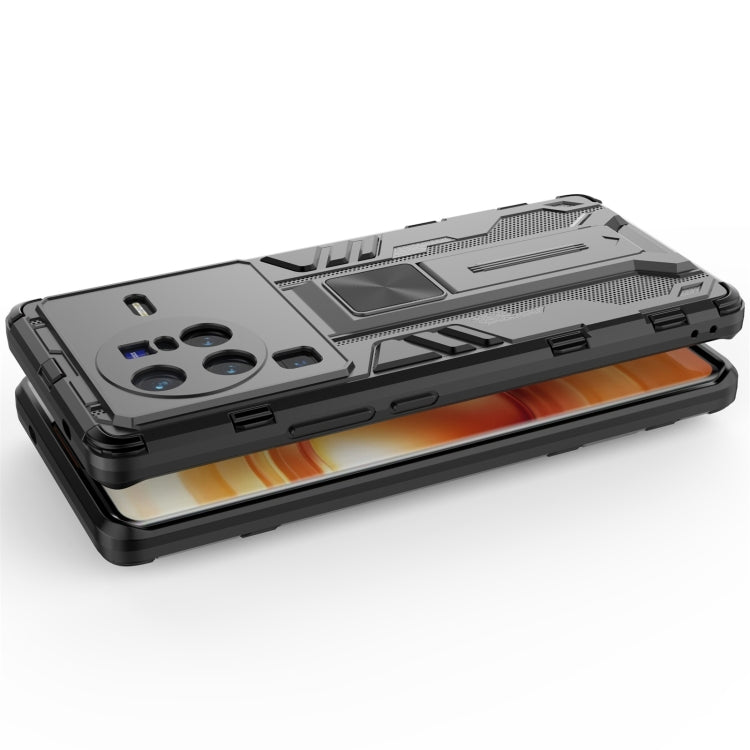 For vivo X80 Pro Supersonic PC + TPU Shock-proof Phone Case(Black) - OPPO & vivo Accessories by buy2fix | Online Shopping UK | buy2fix