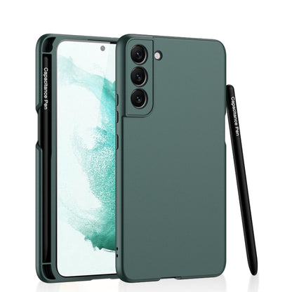 For Samsung Galaxy S22+ 5G GKK Ultra-thin Skin Feel Phone Case with Stylus(Forest Green) - Samsung Accessories by GKK | Online Shopping UK | buy2fix