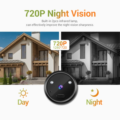 ESCAM C22 2.4 inch Screen Digital Door Viewer, Support Night Vision, TF Card, Take Photos and Video - Video DoorBell by ESCAM | Online Shopping UK | buy2fix