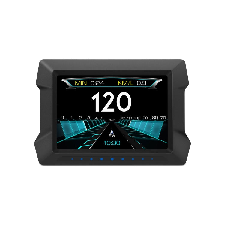 P22 3.5 inch Car HUD Head up Display GPS OBD2 Dual System Windshield Projector - In Car by buy2fix | Online Shopping UK | buy2fix