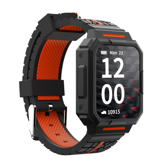 S09-C 1.69 inch Full Touch Screen Smart Watch, IP67 Waterproof Support Heart Rate & Blood Oxygen Monitoring / Multiple Sports Modes(Orange) - Smart Wear by buy2fix | Online Shopping UK | buy2fix