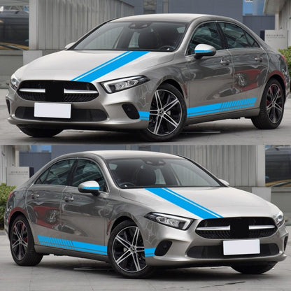 D-936 Stripe Pattern Car Modified Decorative Sticker(Blue) - In Car by buy2fix | Online Shopping UK | buy2fix