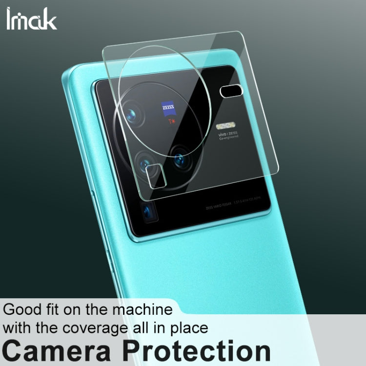 For vivo X80 Pro 5G imak Integrated Rear Camera Lens Tempered Glass Film with Lens Cap - OPPO & vivo Accessories by imak | Online Shopping UK | buy2fix