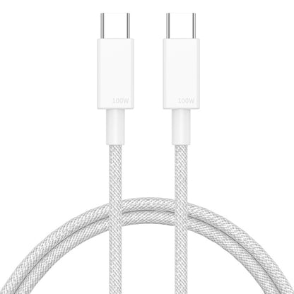 100W USB-C / Type-C to USB-C / Type-C Fast Charging Data Cable, Length:1m(White) -  by buy2fix | Online Shopping UK | buy2fix