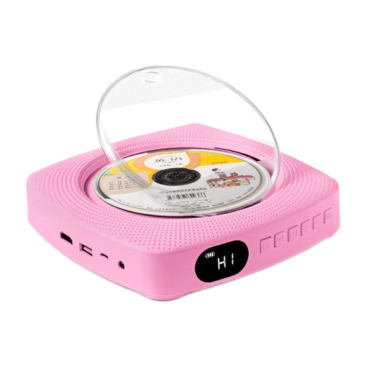 Kecag KC-609 Wall Mounted Home DVD Player Bluetooth CD Player, Specification:DVD/CD+Connectable TV  + Plug-In Version(Pink) - Consumer Electronics by Kecag | Online Shopping UK | buy2fix