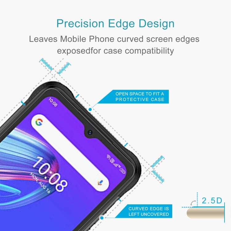 50 PCS 0.26mm 9H 2.5D Tempered Glass Film For UMIDIGI BISON X10S NFC - For Umidigi by buy2fix | Online Shopping UK | buy2fix