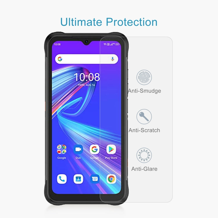 50 PCS 0.26mm 9H 2.5D Tempered Glass Film For UMIDIGI BISON X10S NFC - For Umidigi by buy2fix | Online Shopping UK | buy2fix