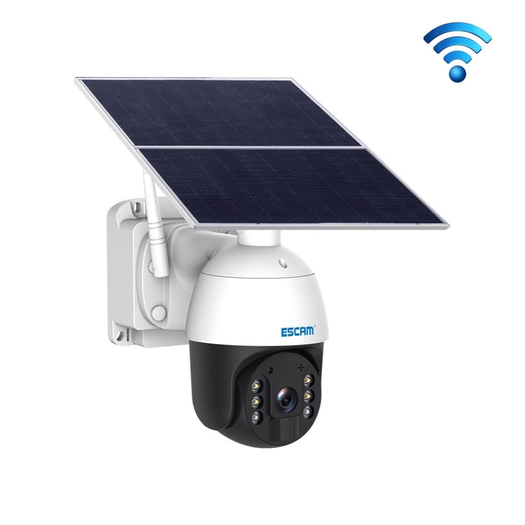 ESCAM QF624 3MP HD IP66 Waterproof WiFi Solar Panel PT IP Camera without Battery - Bullet Camera by ESCAM | Online Shopping UK | buy2fix