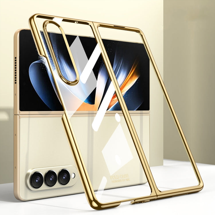 For Samsung Galaxy Z Fold4 GKK Phantom Electroplating Full Coverage Phone Case(Gold) - Galaxy Z Fold4 5G Cases by GKK | Online Shopping UK | buy2fix