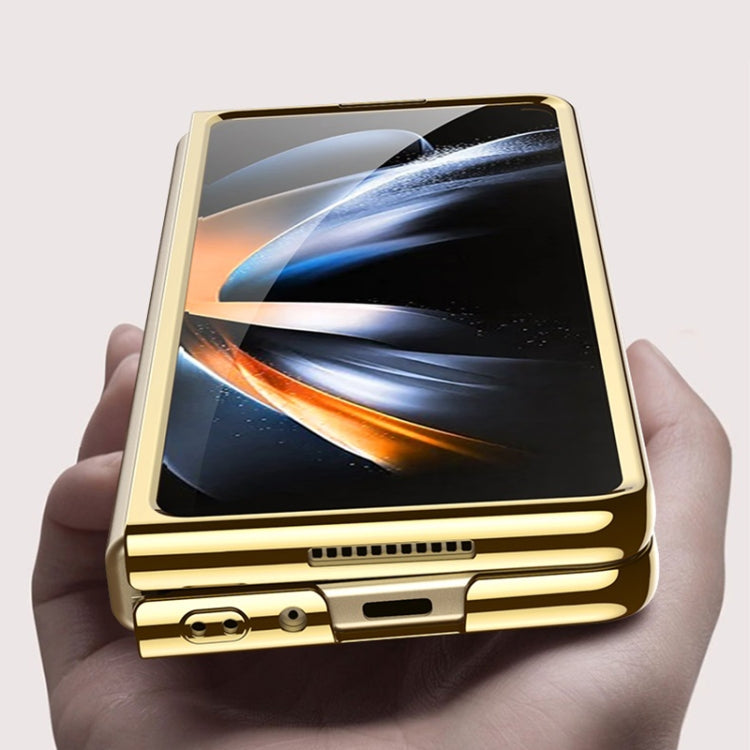 For Samsung Galaxy Z Fold4 GKK Phantom Electroplating Full Coverage Phone Case(Gold) - Galaxy Z Fold4 5G Cases by GKK | Online Shopping UK | buy2fix