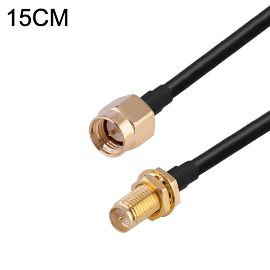 SMA Male to SMA Female RG174 RF Coaxial Adapter Cable, Length: 15cm - Connectors by buy2fix | Online Shopping UK | buy2fix