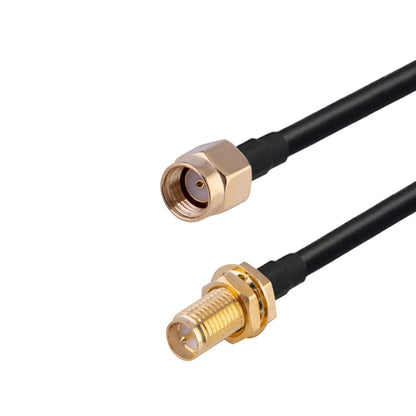 RP-SMA Male to RP-SMA Female RG174 RF Coaxial Adapter Cable, Length: 50cm - Connectors by buy2fix | Online Shopping UK | buy2fix