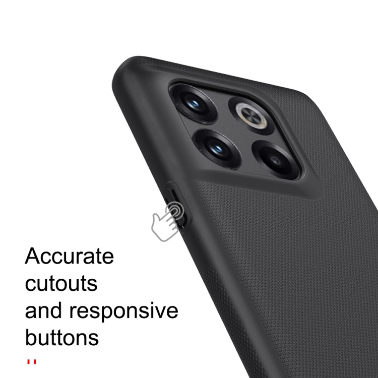 For OnePlus Ace Pro/10T 5G NILLKIN Frosted PC Phone Case(Black) - OnePlus Cases by NILLKIN | Online Shopping UK | buy2fix