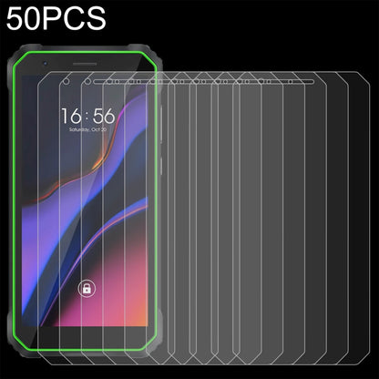 50 PCS For Blackview OSCAL S60 0.26mm 9H 2.5D Tempered Glass Film - For Blackview by buy2fix | Online Shopping UK | buy2fix