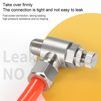 SL10-03 LAIZE Nickel Plated Copper Trachea Quick Fitting Throttle Valve Lock Female Connector -  by LAIZE | Online Shopping UK | buy2fix