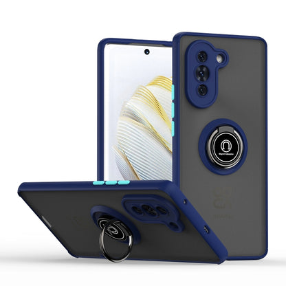 For Huawei nova 10 Q Shadow 1 Series TPU + PC Phone Case with Ring Holder(Royal Blue) - Huawei Cases by buy2fix | Online Shopping UK | buy2fix