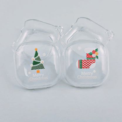 For Samsung Galaxy Buds Live Christmas Transparent TPU Earphone Case(Christmas Tree) - Samsung Earphone Case by buy2fix | Online Shopping UK | buy2fix
