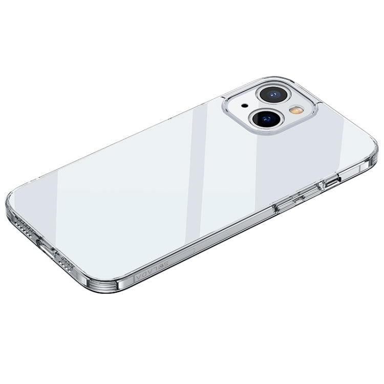 For iPhone 14 SULADA Frosted Series Shockproof Transparent TPU Phone Case(White) - iPhone 14 Cases by SULADA | Online Shopping UK | buy2fix